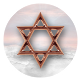 DAROUND 120 PK CP Star of David Pink Copper